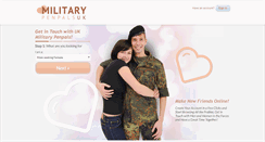 Desktop Screenshot of militarypenpalsuk.com
